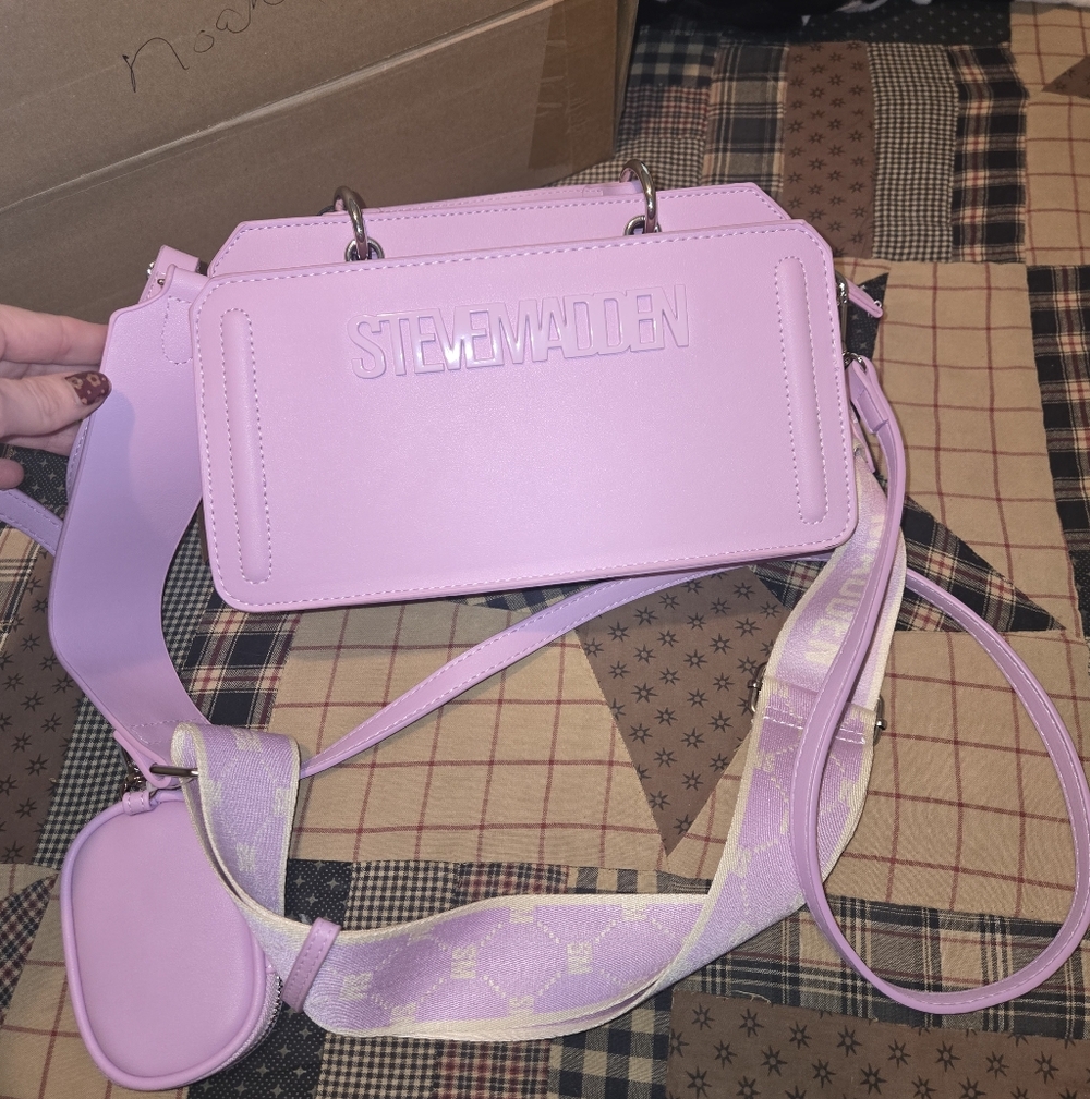 Steve Madden Lavender Crossbody Bag